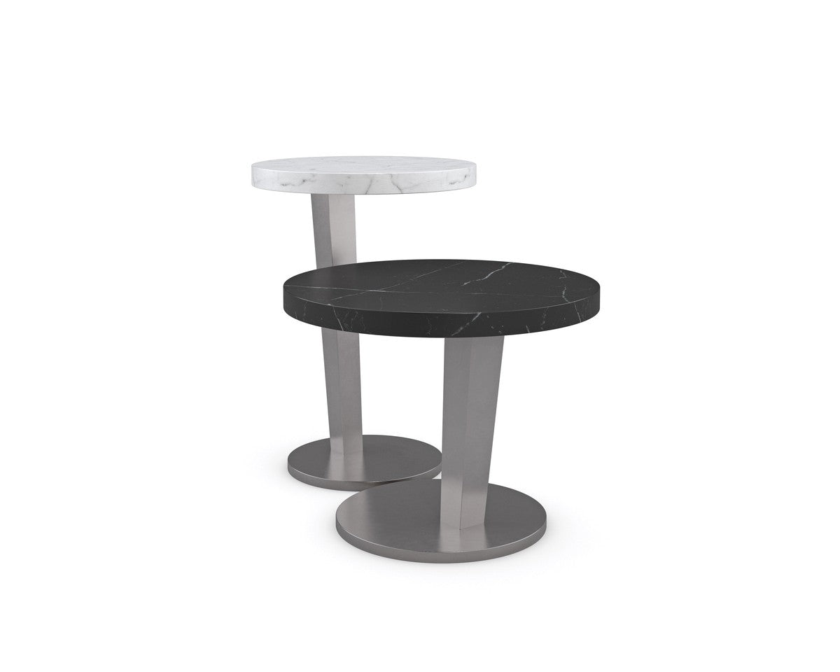 La Moda Short Spot Table  - Silver