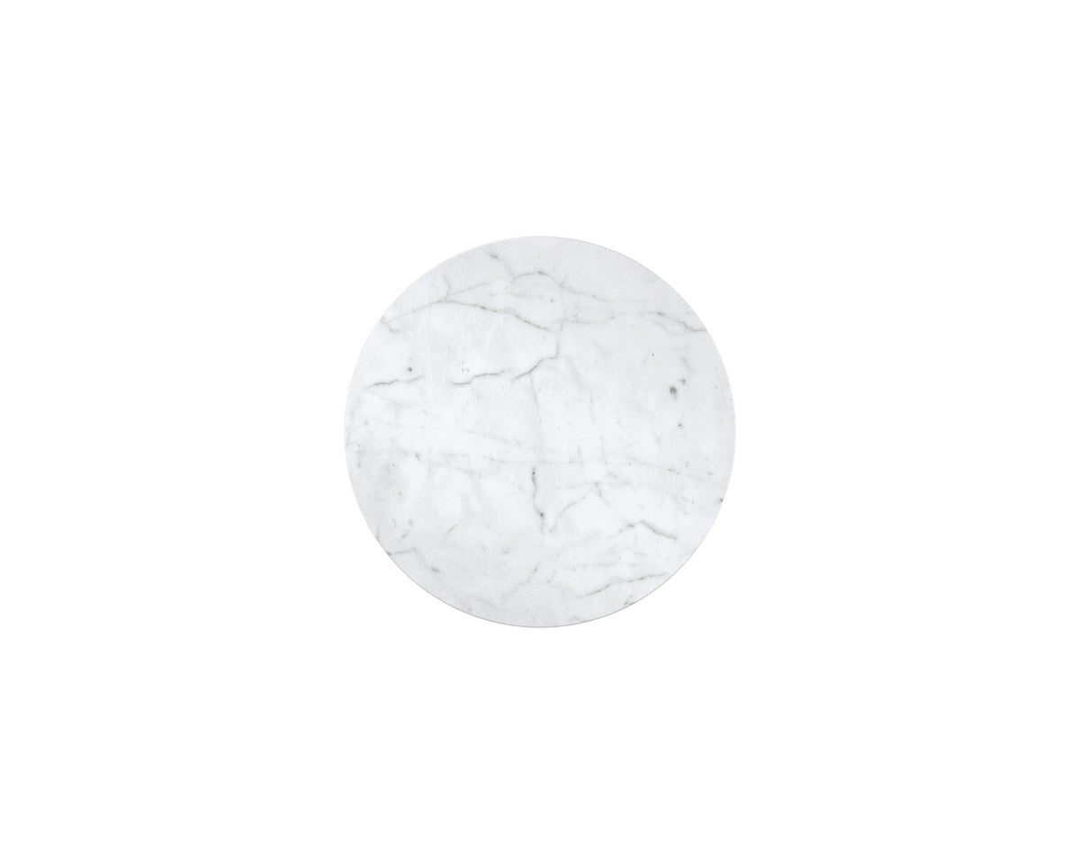 La Moda Tall Spot Table  - Silver