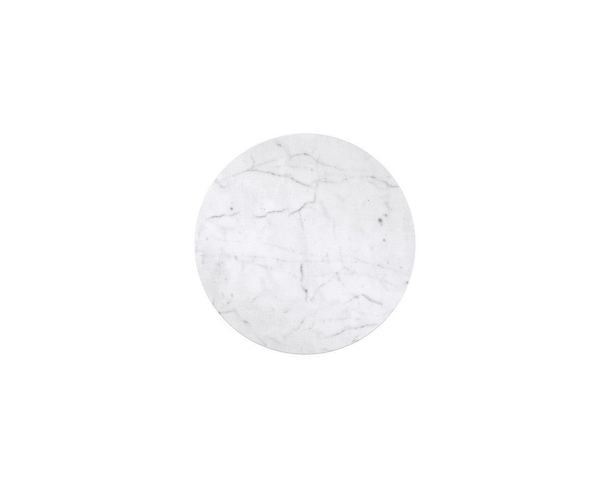 La Moda Tall Spot Table  - Silver