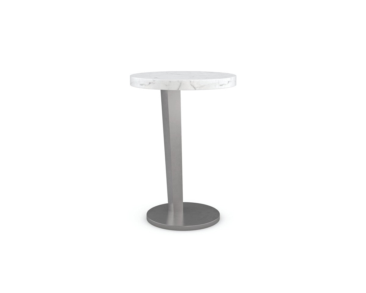 La Moda Tall Spot Table  - Silver