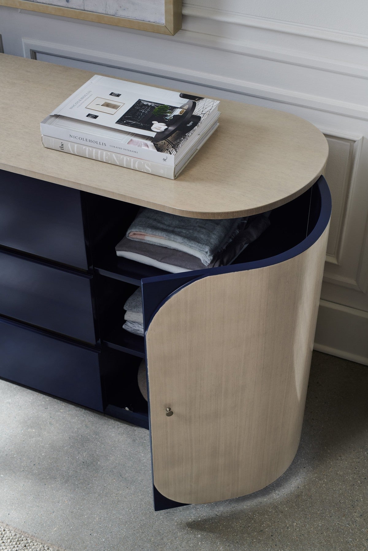 Da Vita Dresser  - Grey, Blue