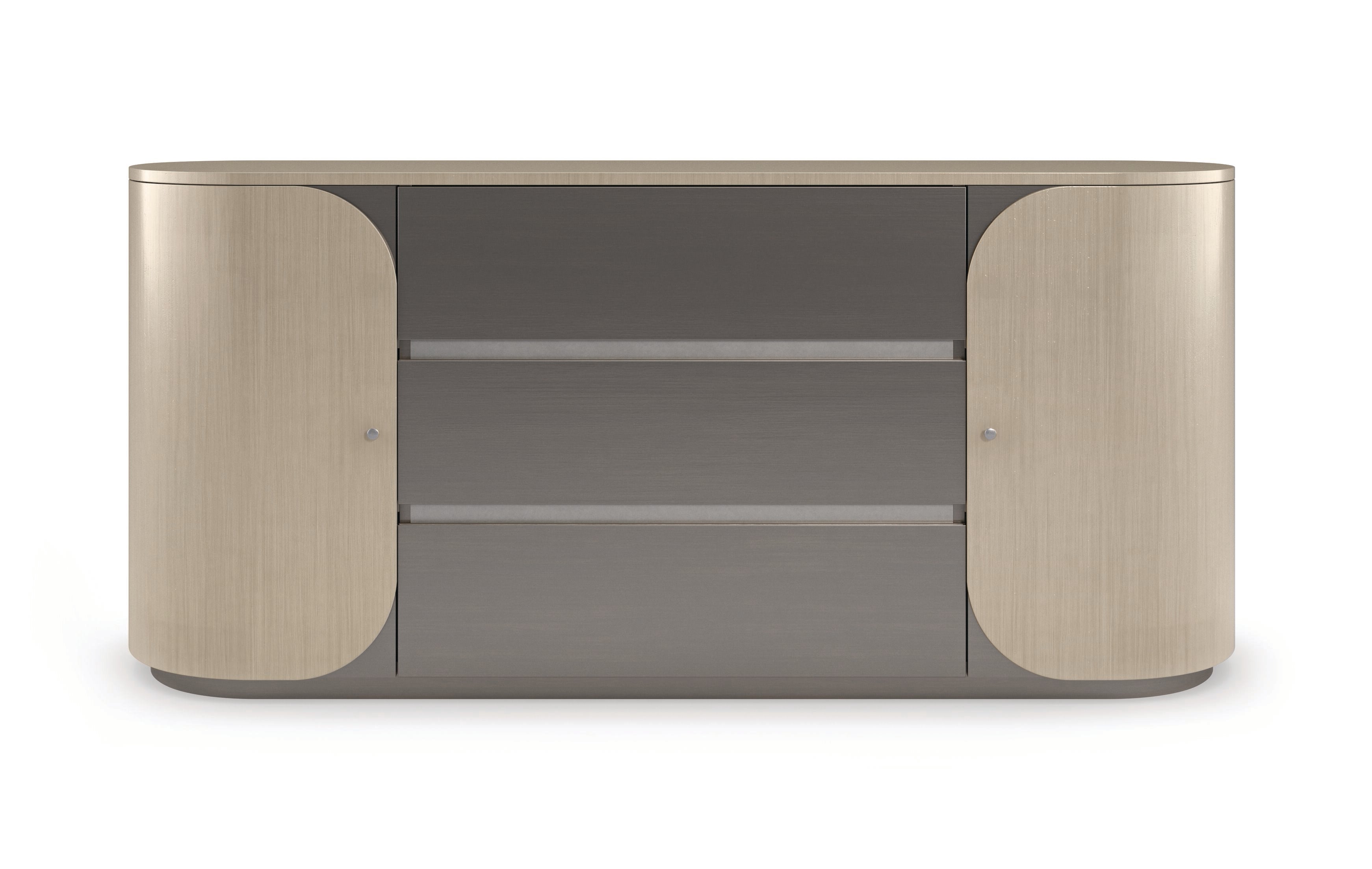 Da Vita Duo Dresser  - Grey, Silver