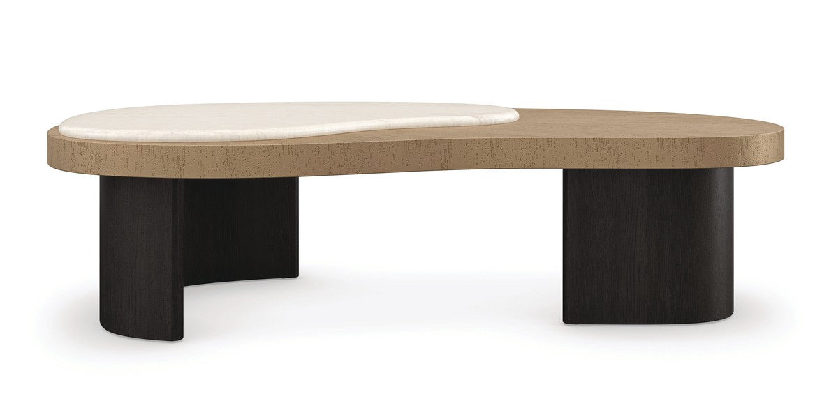 Contrast Cocktail Table  - Grey, Bronze, Brown