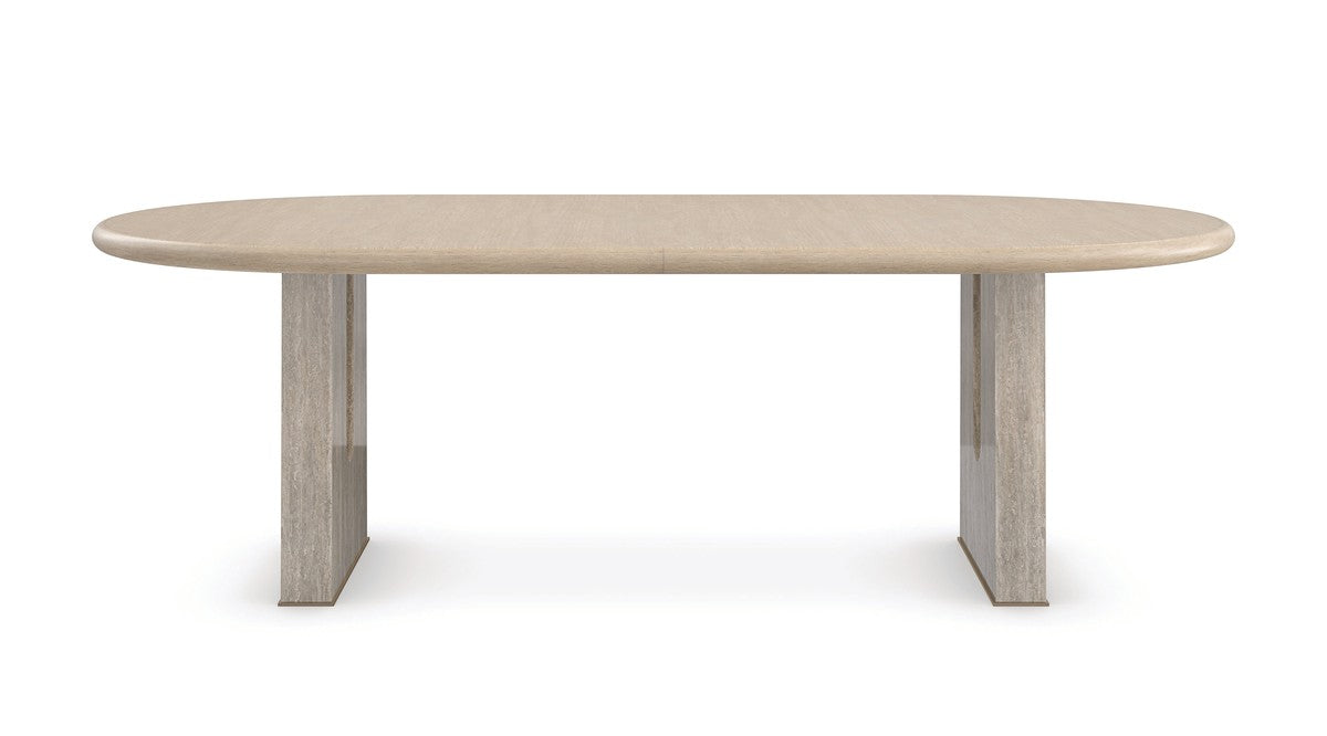 Emphasis Dining Table  - Silver, Brown, Bronze