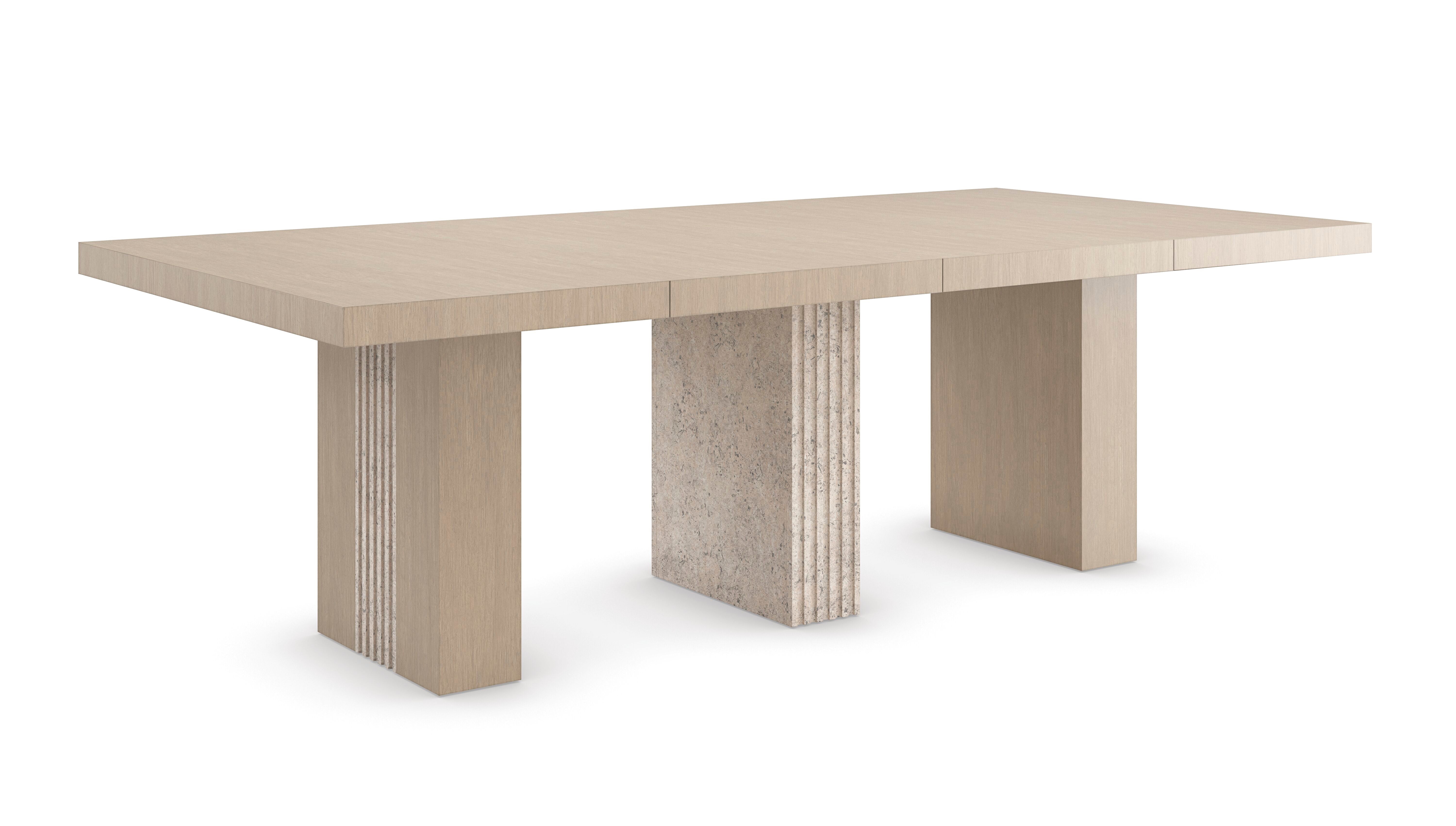Unity Light Dining Table  - Brown