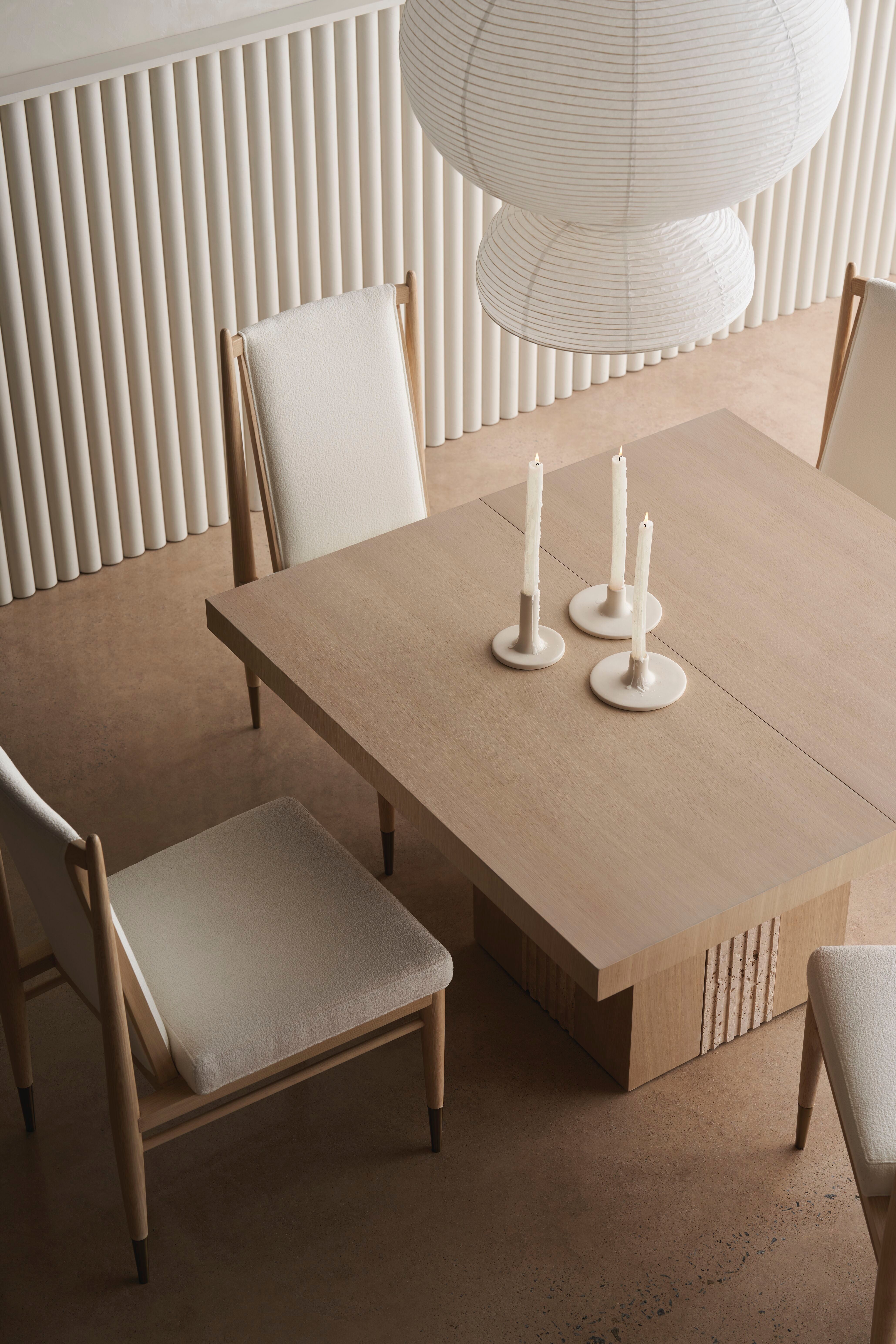 Unity Light Dining Table  - Brown
