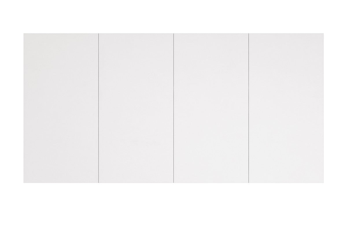 Unity Dark Dining Table Top  - White