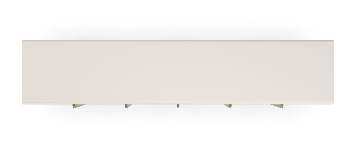 Emphasis Credenza  - White, Bronze