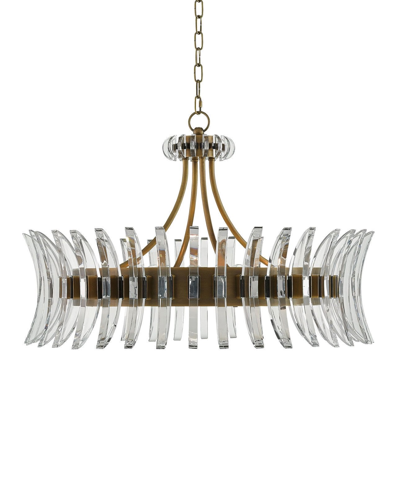 Coquette Brass Chandelier