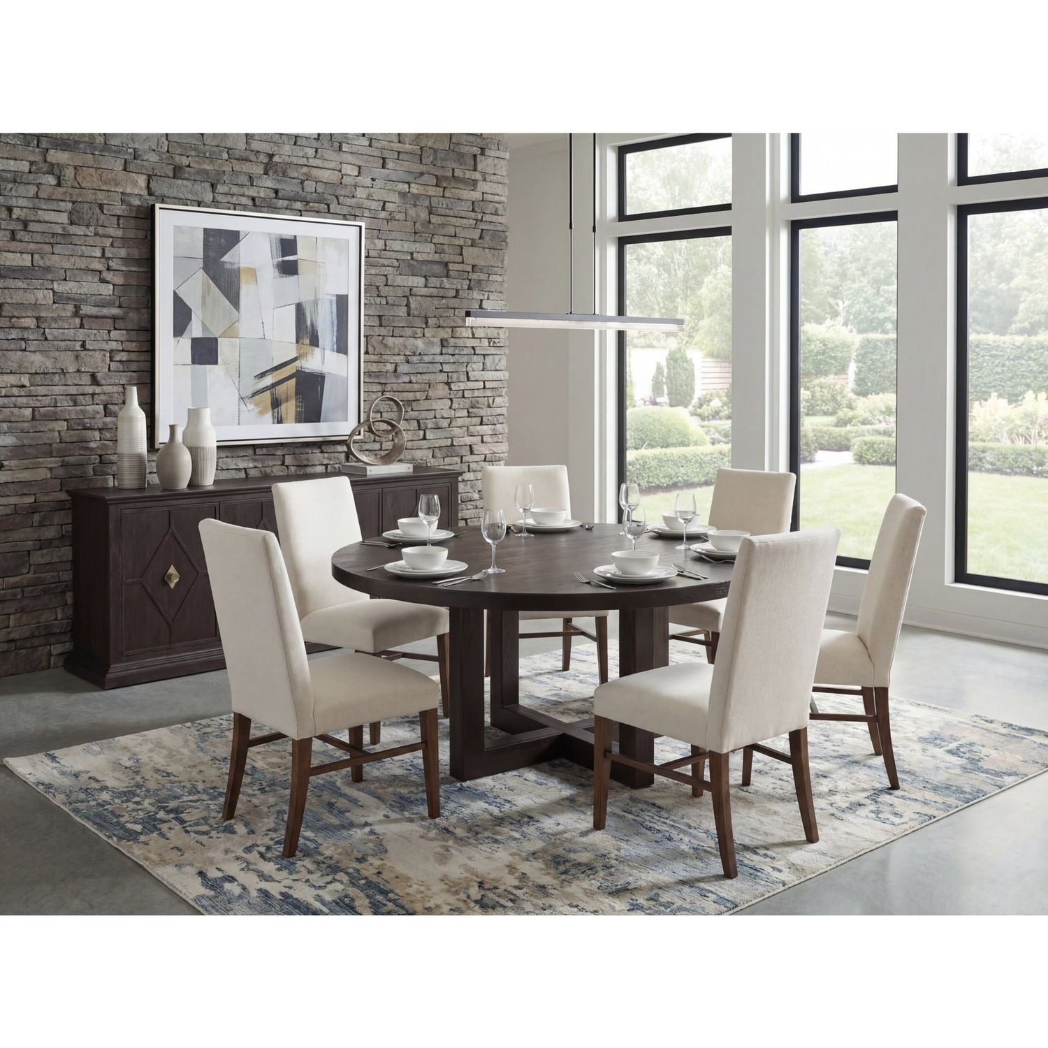 Driftwood Round Dining Table - image 15