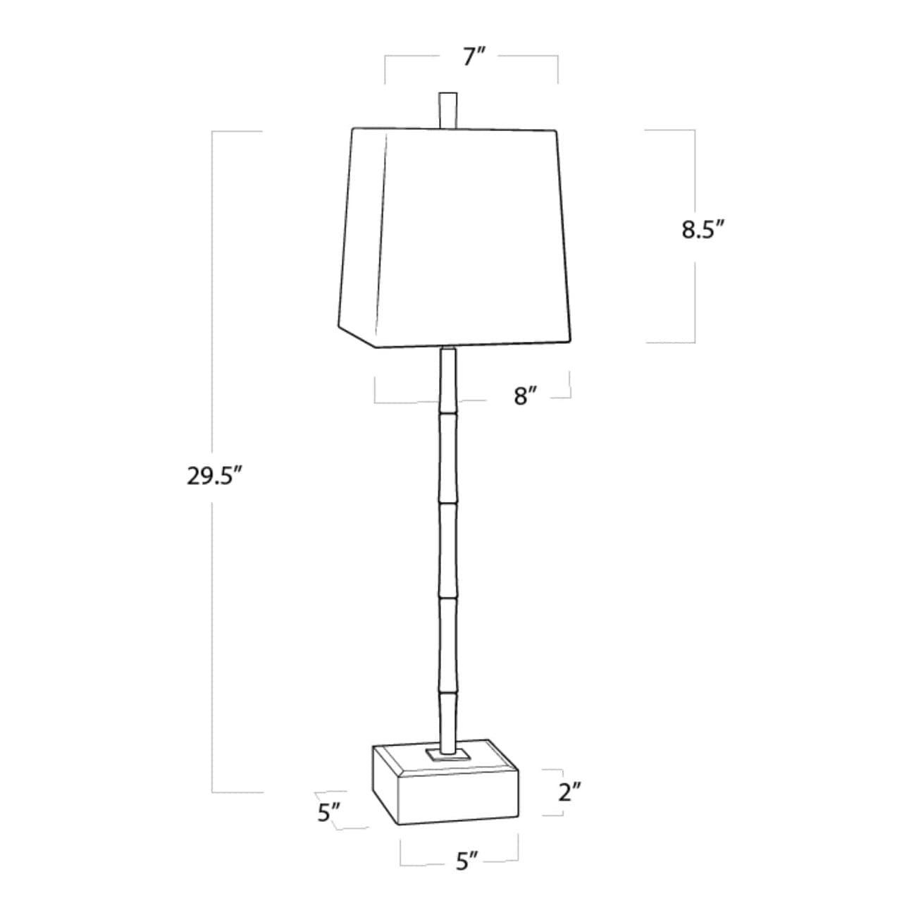 Sarina Buffet Lamp