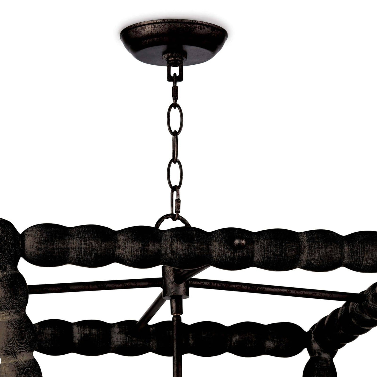 Perennial Lantern (Ebony)-Regina Andrew Design-RAD-16-1254EB-Pendants-4-France and Son