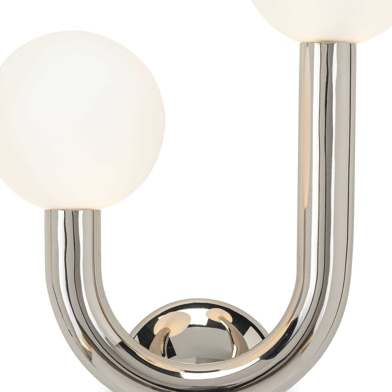 Regina Andrew Left Happy Sconce - Polished Nickel-Regina Andrew Design-STOCKR-RAD-15-1144L-PN-Wall Lighting-5-France and Son