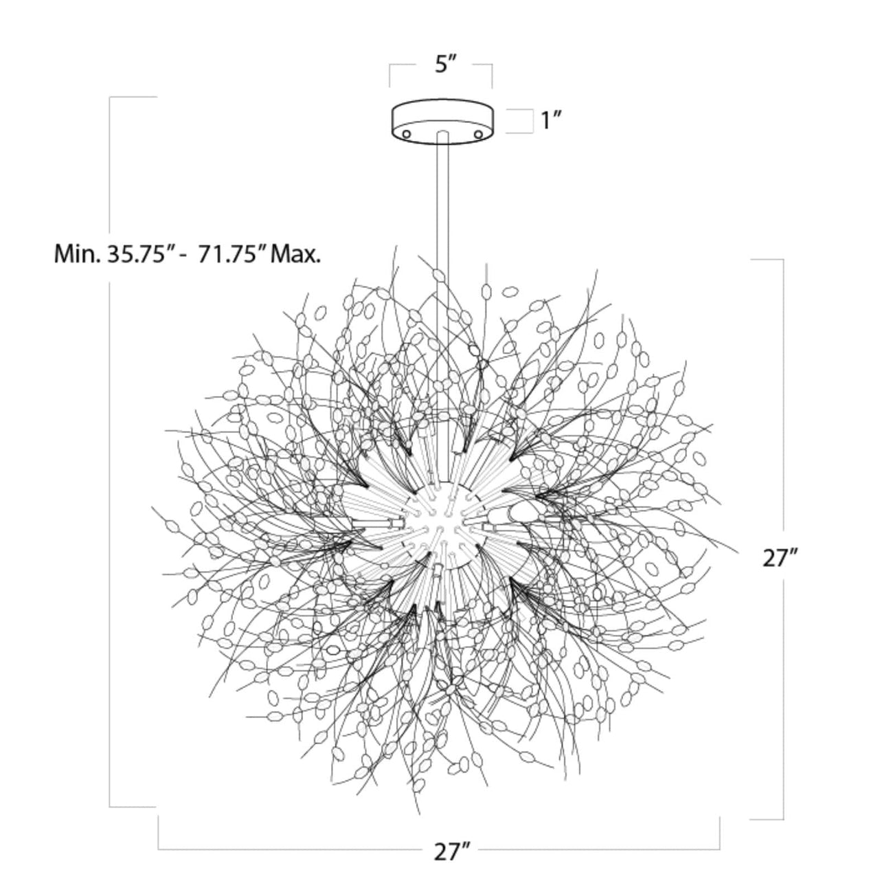 Chiffon Chandelier-Regina Andrew Design-RAD-16-1325-ChandeliersLarge-9-France and Son