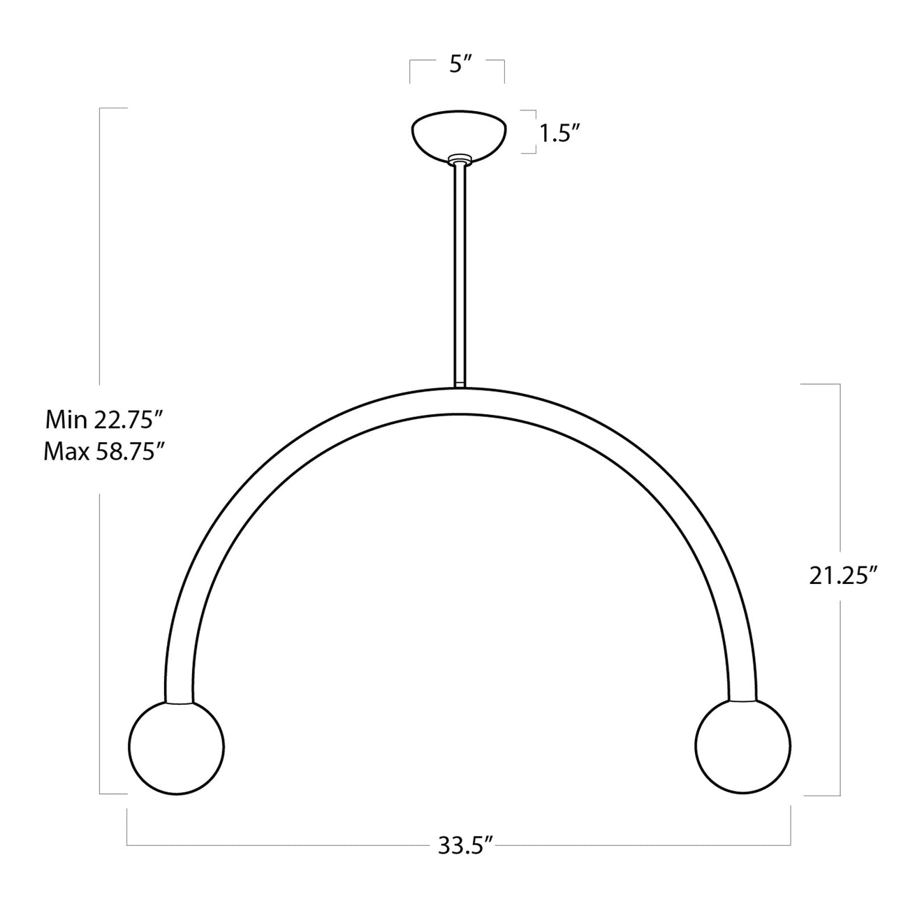 Happy Pendant-Regina Andrew Design-RAD-16-1317NB-PendantsLarge-Natural Brass-23-France and Son