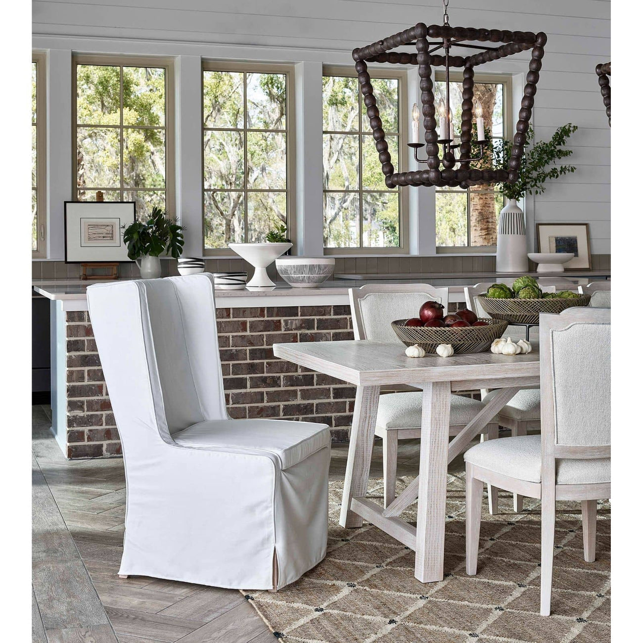 Perennial Lantern (Ebony)-Regina Andrew Design-RAD-16-1254EB-Pendants-2-France and Son