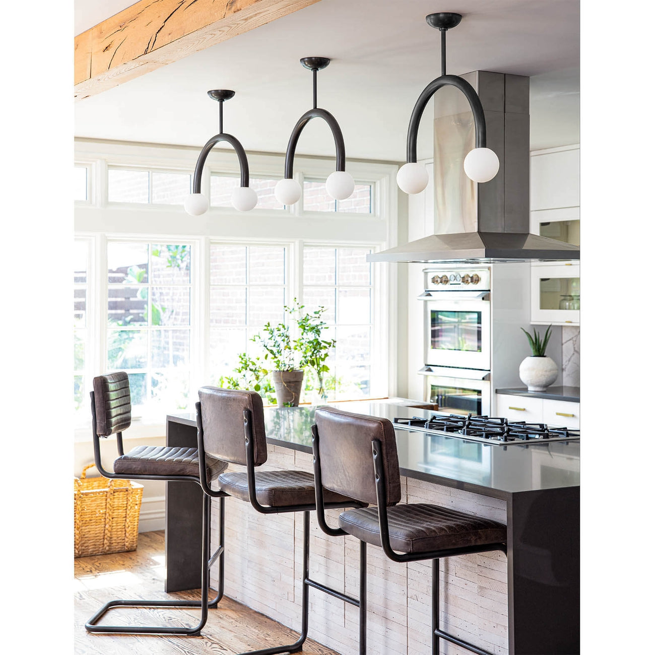 Happy Pendant-Regina Andrew Design-RAD-16-1317NB-PendantsLarge-Natural Brass-2-France and Son