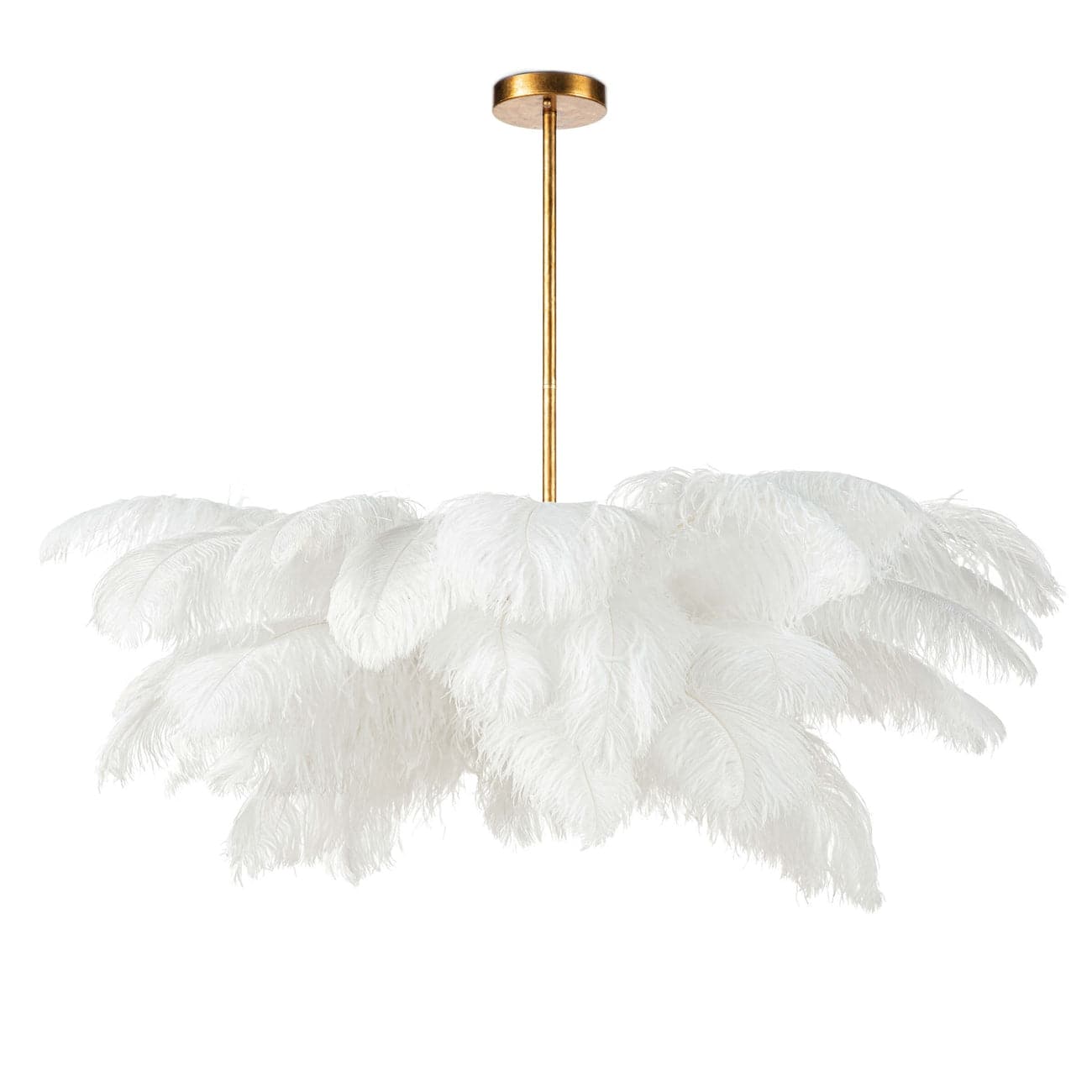 Josephine Feather Chandelier-Regina Andrew Design-STOCKR-RAD-16-1338-Chandeliers-1-France and Son