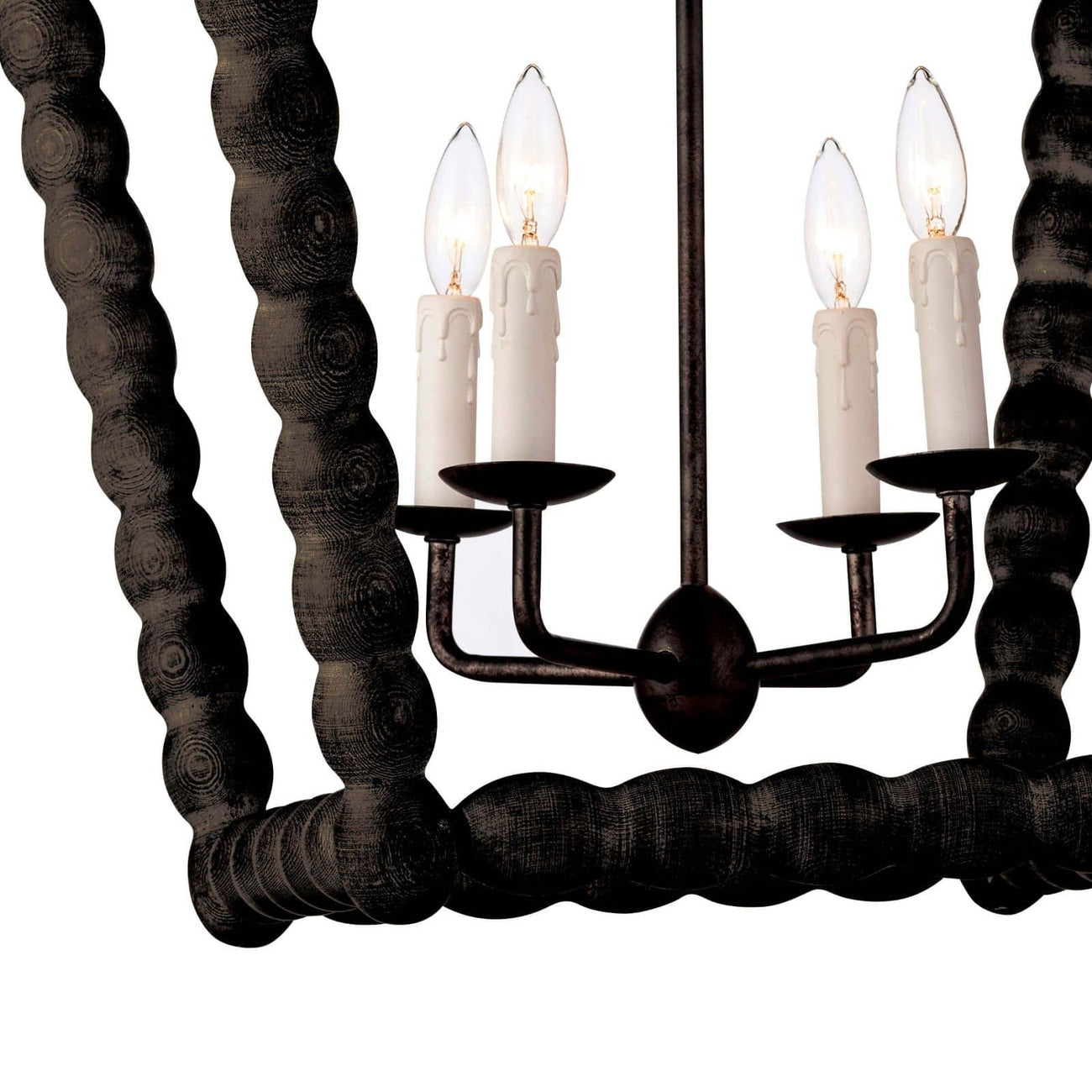 Perennial Lantern (Ebony)-Regina Andrew Design-RAD-16-1254EB-Pendants-6-France and Son