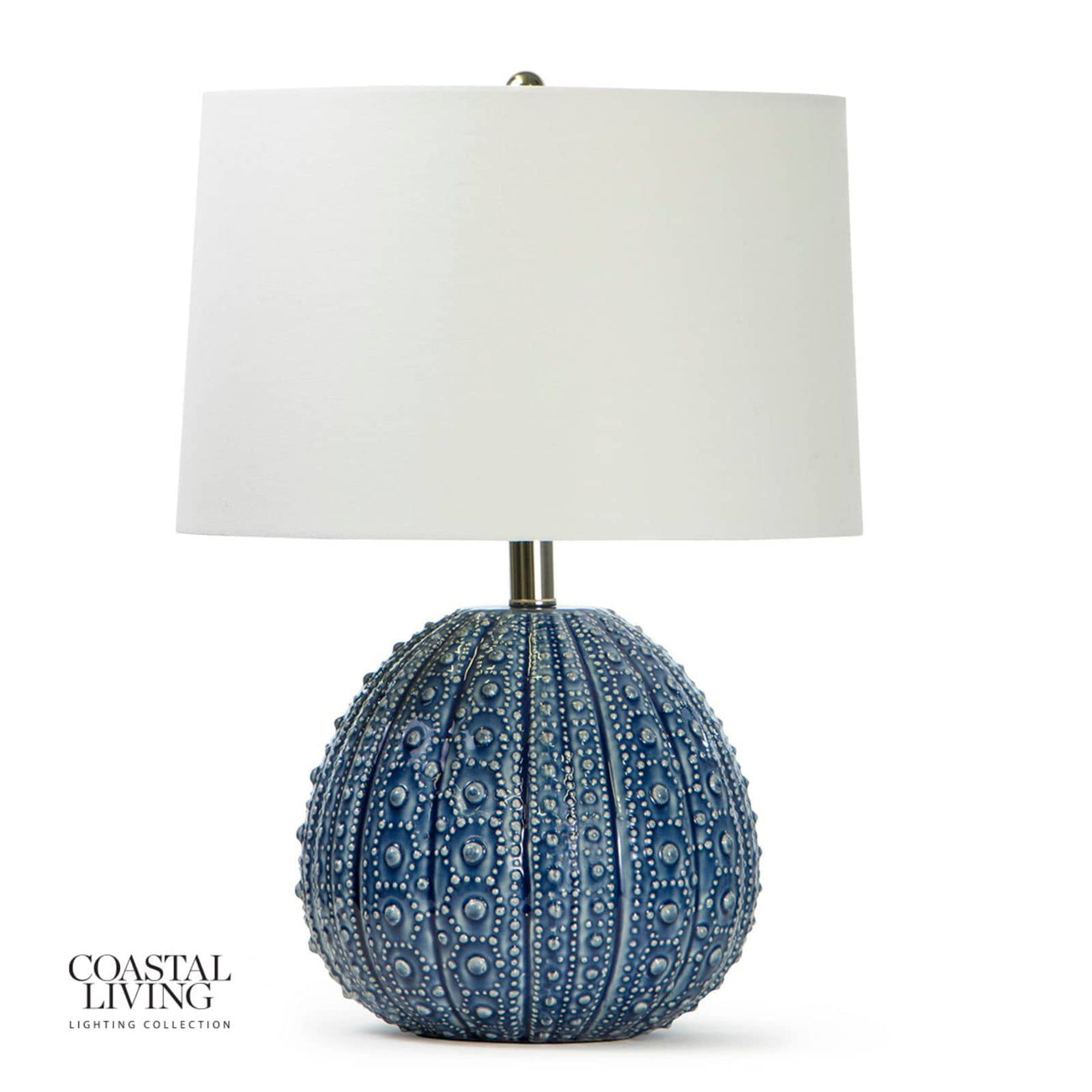 Sanibel Ceramic Table Lamp (Blue)-Regina Andrew Design-RAD-13-1354BL-Table Lamps-1-France and Son