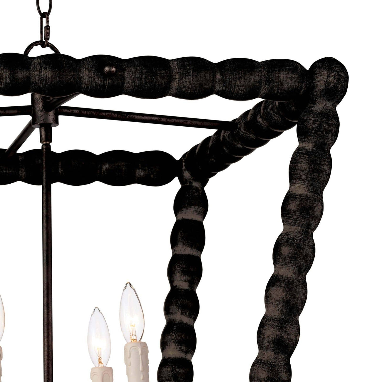 Perennial Lantern (Ebony)-Regina Andrew Design-RAD-16-1254EB-Pendants-5-France and Son