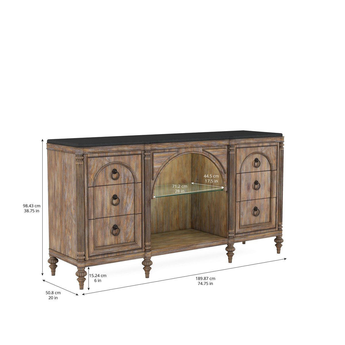 Architrave Server - Brown