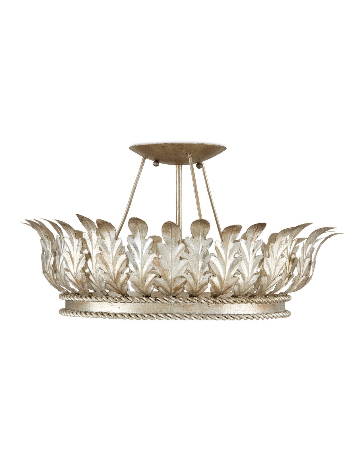 Biddulph Silver Semi-Flush Mount