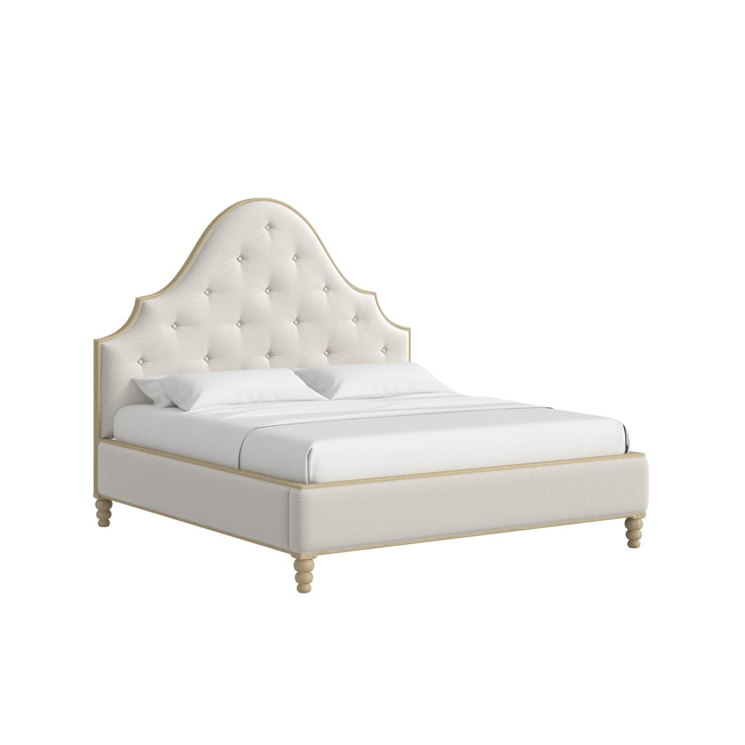 Haven King Upholstered Bed Sundrenched Oak
