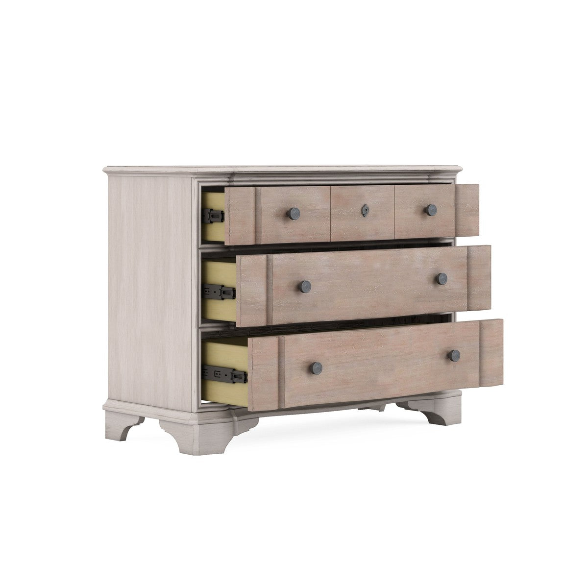 Alcove Bachelor's Chest - Brown, White