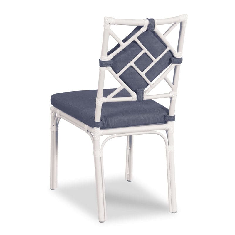 Carlyle Outdoor Dining Chair-Woodbridge Furniture-WOODB-O-TF704-67-Dining ChairsCloud White Finish-2-France and Son