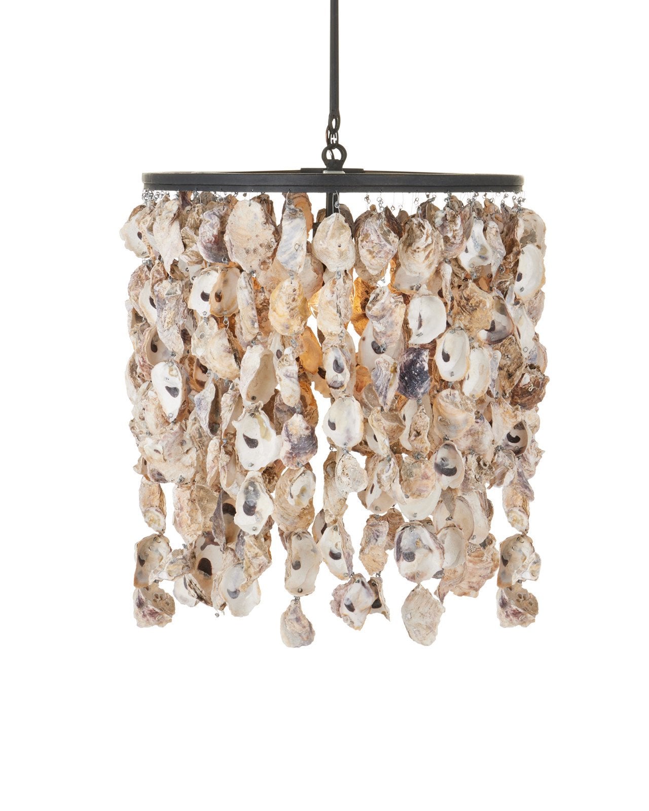 Stillwater Oyster Shell Oval Chandelier