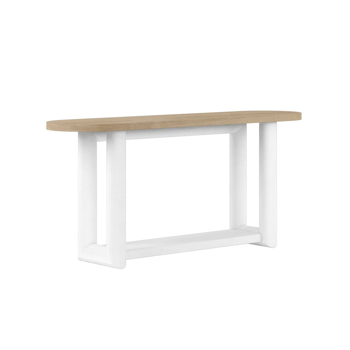 Garrison Console Table - Brown, White