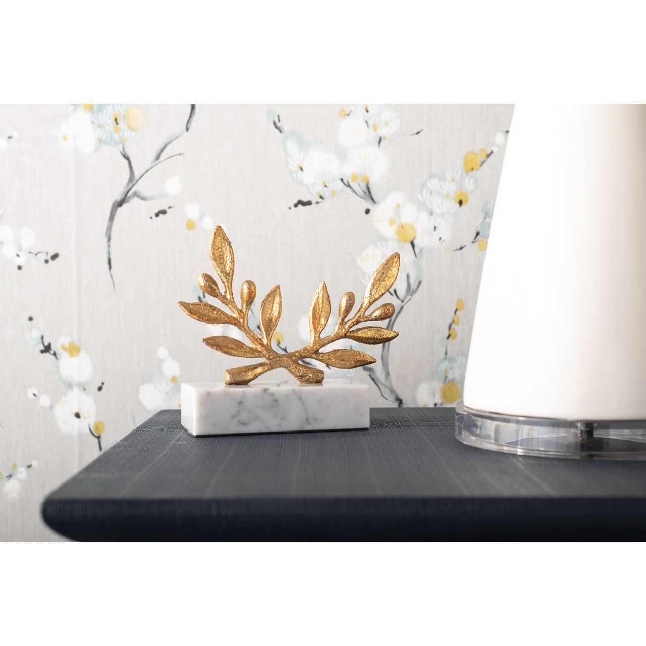 Olive Statue, Gold Leaf