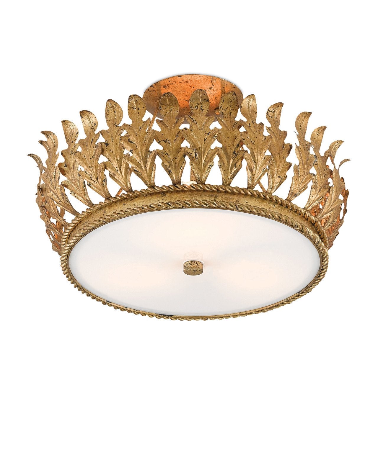 Biddulph Gold Semi-Flush Mount