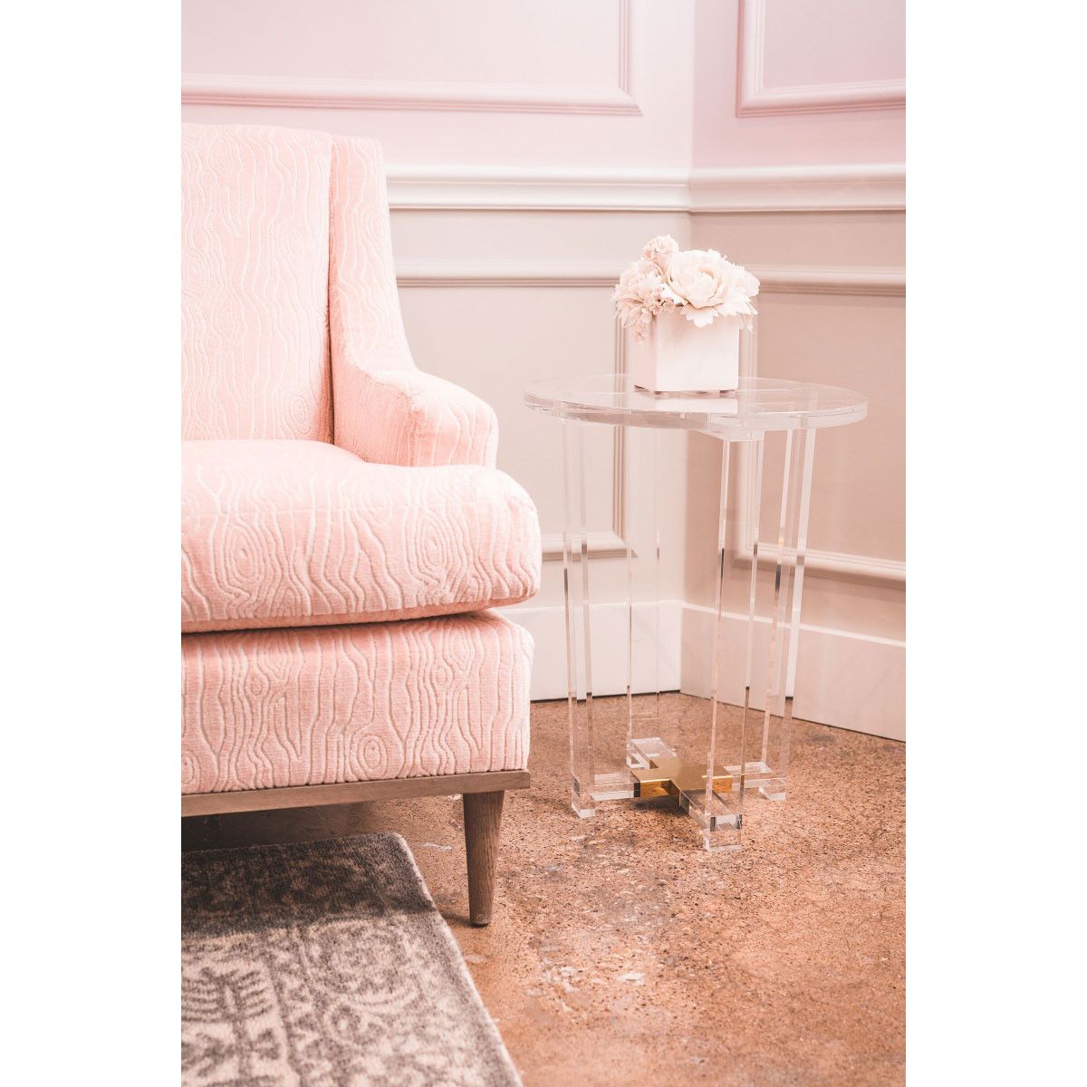Otis Side Table, Clear