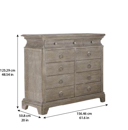 Summer Creek Light Keeper's Dresser - Grey