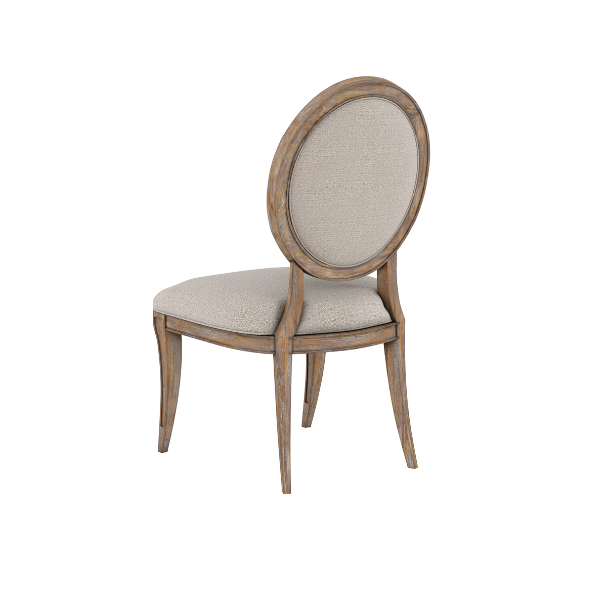 Architrave Oval Side Chair (Purchase in qty of 2 required, priced individually) - Brown