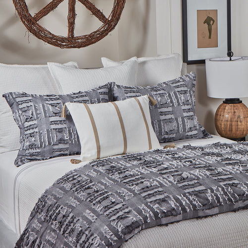 Pebble Coverlet Set-Ann Gish-ANNGISH-YSETCOPBK-WHI-Bedding-2-France and Son