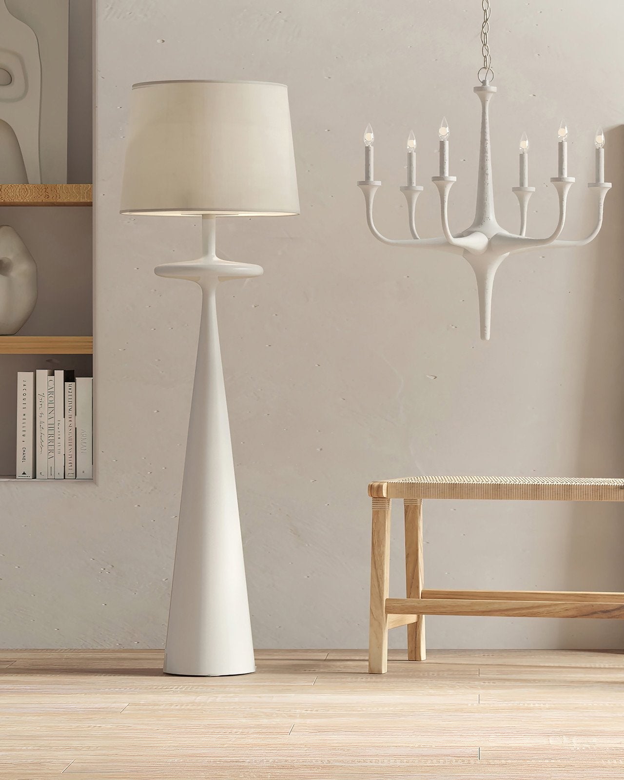 Giacomo White Floor Lamp