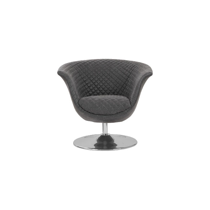 Autumn Swivel Chair-Phillips Collection-PHIL-PH103736-Lounge ChairsDark Gray-3-France and Son