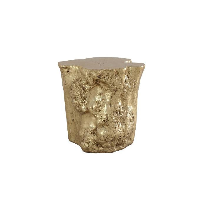 Log Side Table-Phillips Collection-PHIL-PH56280-Side TablesGold Leaf-8-France and Son