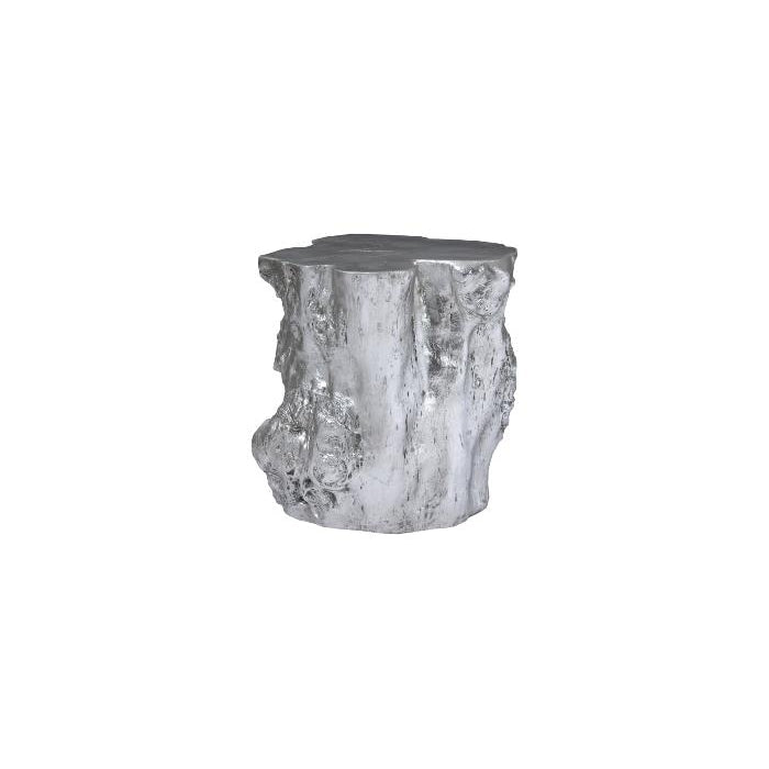 Log Side Table-Phillips Collection-PHIL-PH56281-Side TablesSilver Leaf-3-France and Son