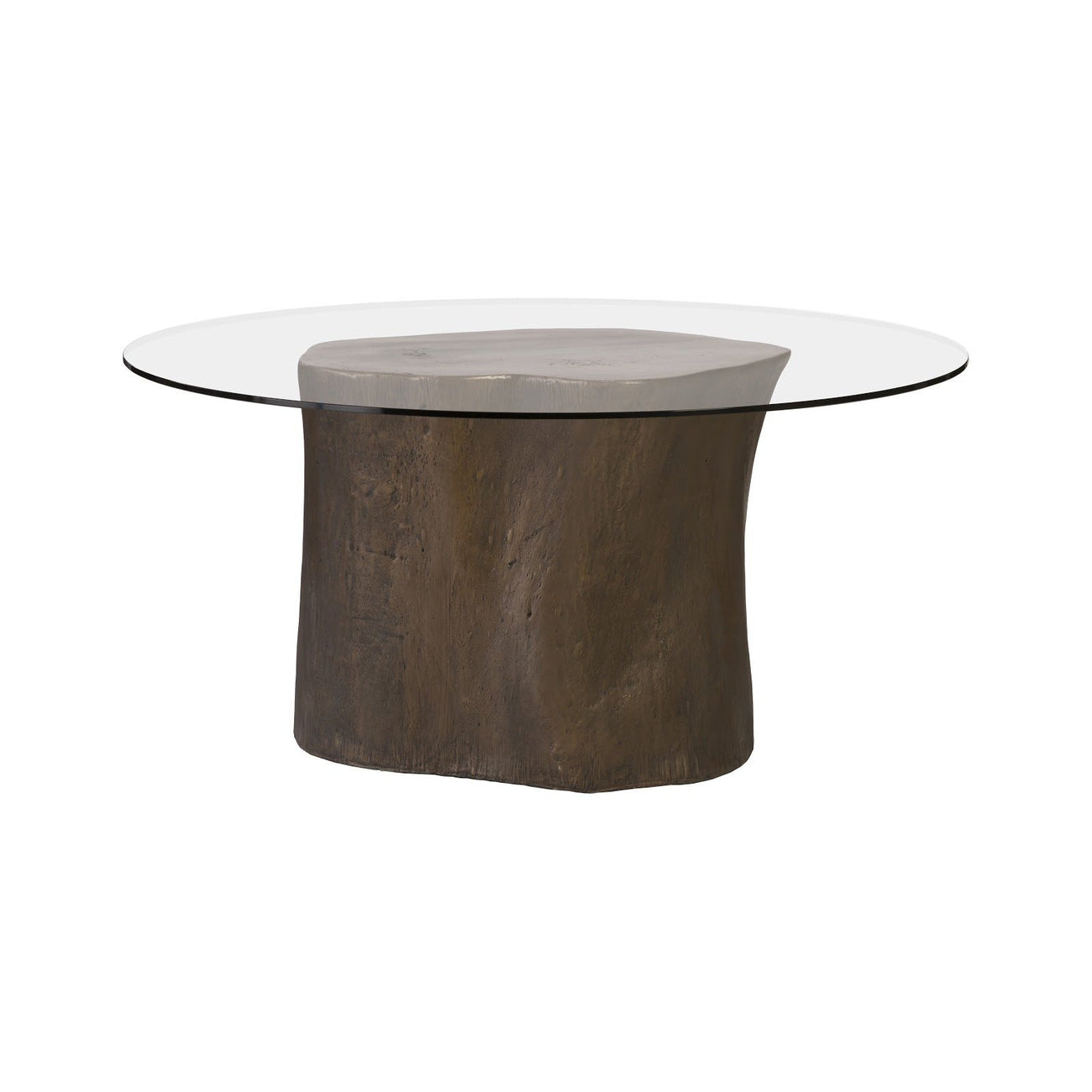 Log Dining Table-Phillips Collection-PHIL-PH57267-Dining TablesBronze-Outdoor-1-France and Son