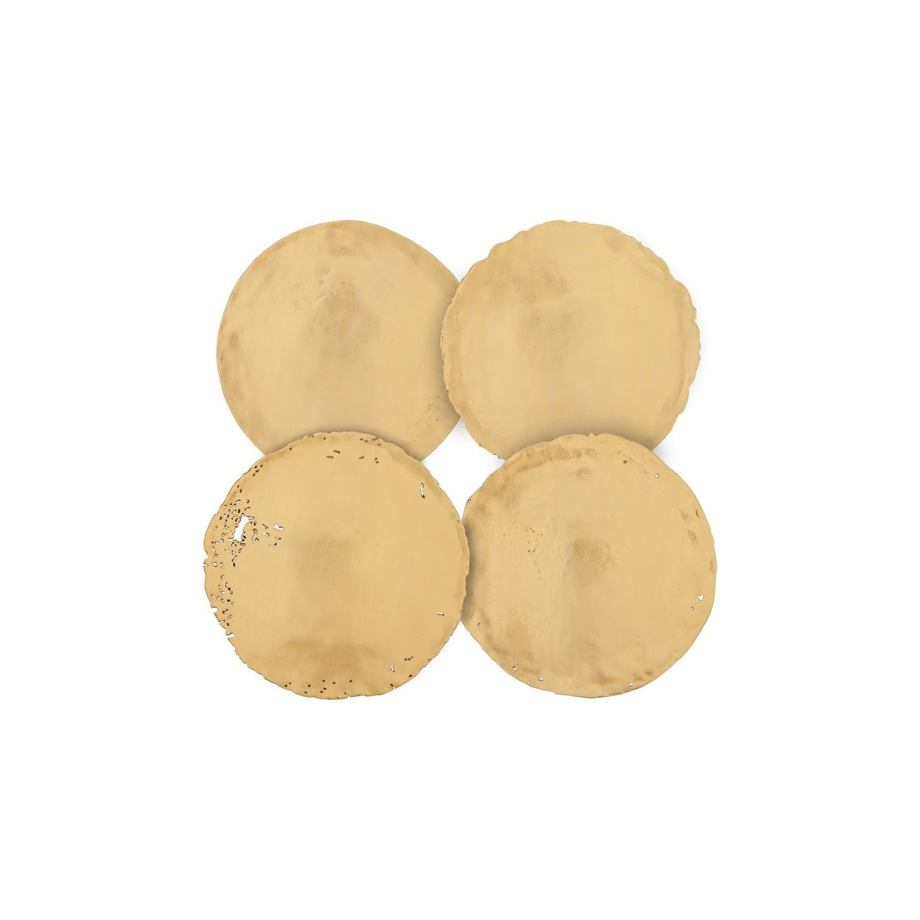 Cast Oil Drum Wall Discs-Phillips Collection-PHIL-PH67805-Wall ArtLiquid Silver-Round-18-France and Son