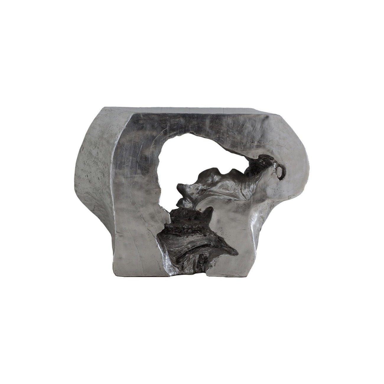 Plateada Hollow Console-Phillips Collection-PHIL-PH64208-Console TablesSilver Leaf-10-France and Son