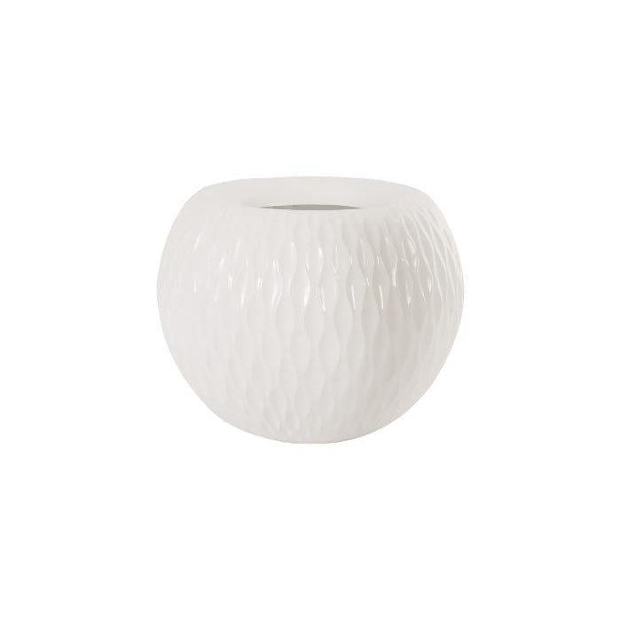 Ripple Planter-Phillips Collection-PHIL-PH67842-DecorGel Coat White-I-5-France and Son