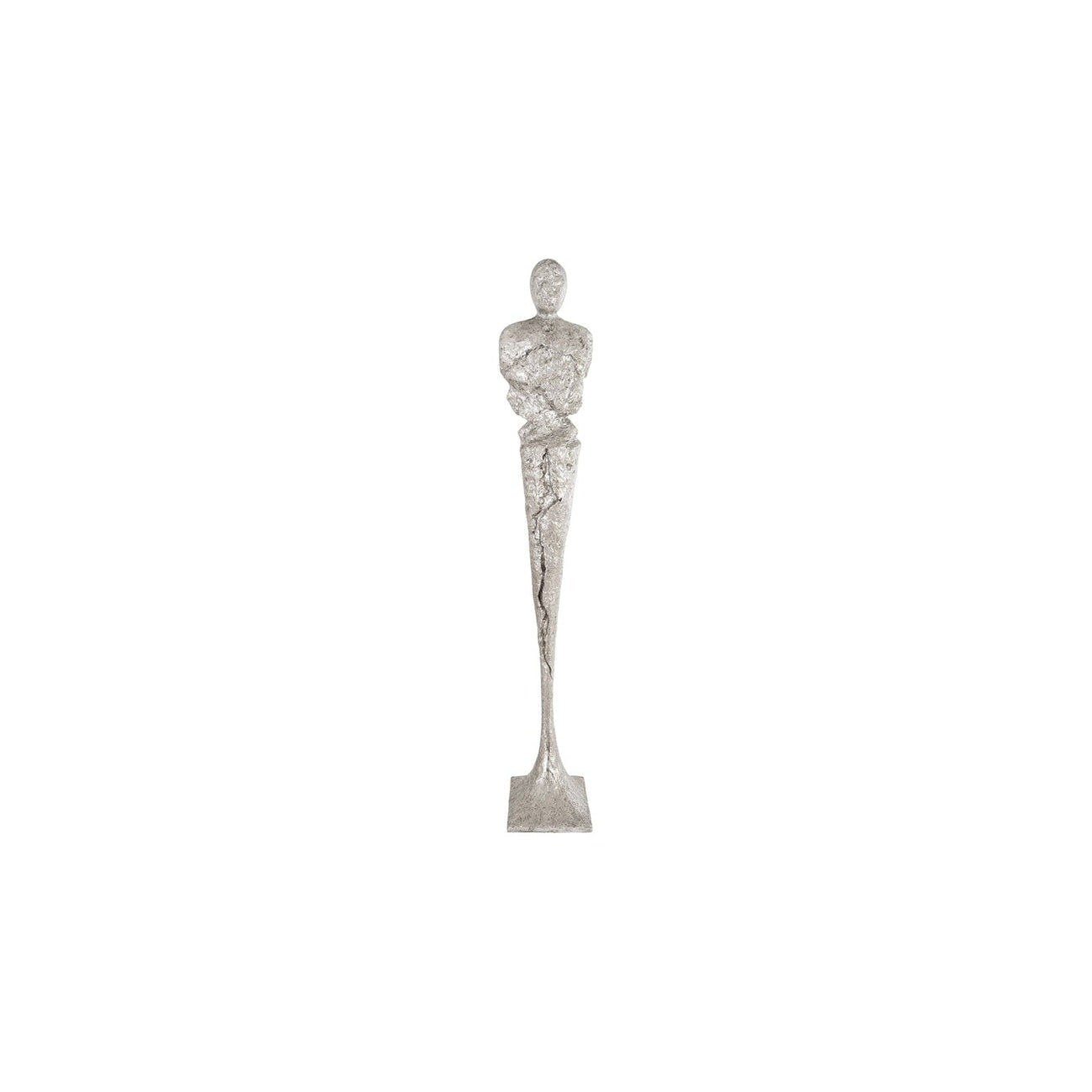 Tall Chiseled Sculpture-Phillips Collection-PHIL-PH76687-DecorMale-Silver Leaf-5-France and Son