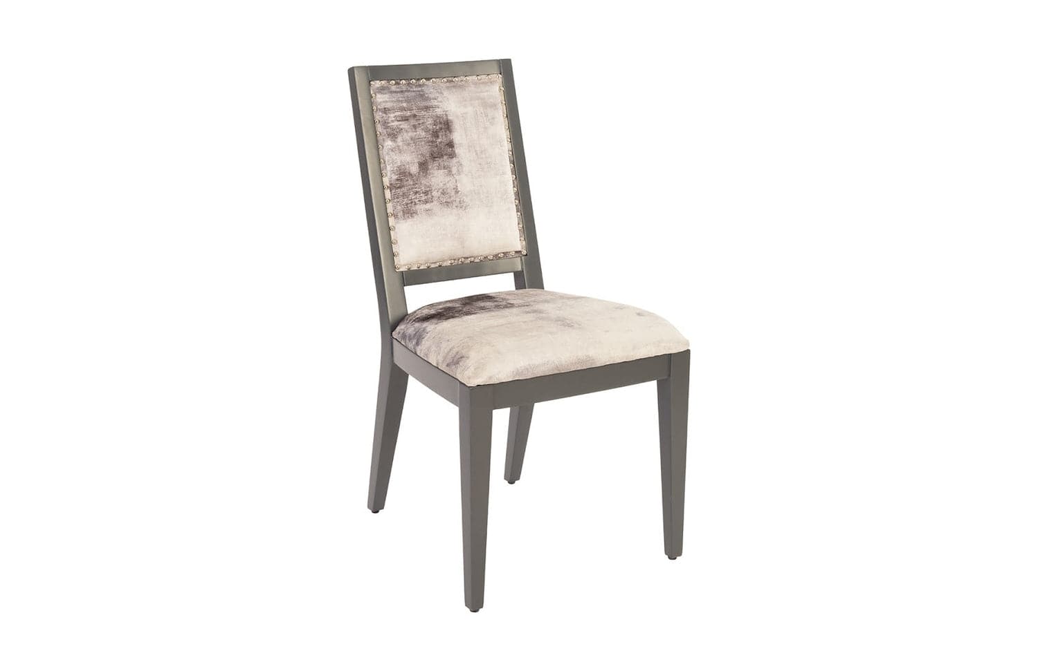 Mesmerize Dining Chair Mist Gray - Gray Wooden Legs-Phillips Collection-PHIL-PH81457-Dining Chairs-5-France and Son