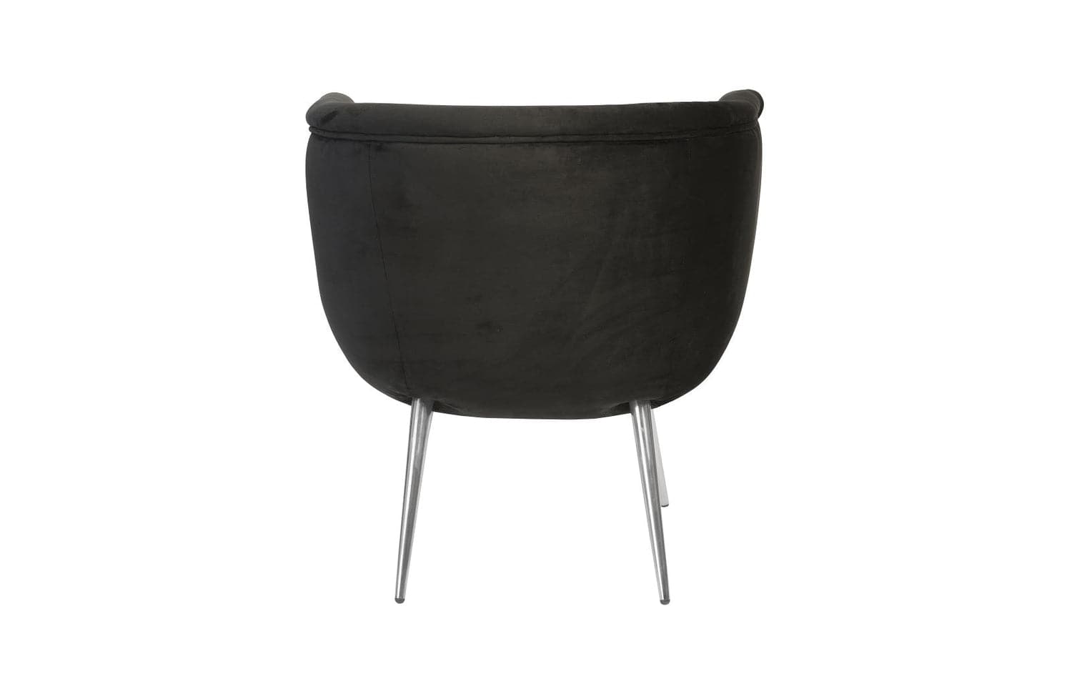 Nouveau Club Chair - Black - Stainless Steel Legs-Phillips Collection-PHIL-PH93141-Chair-4-France and Son