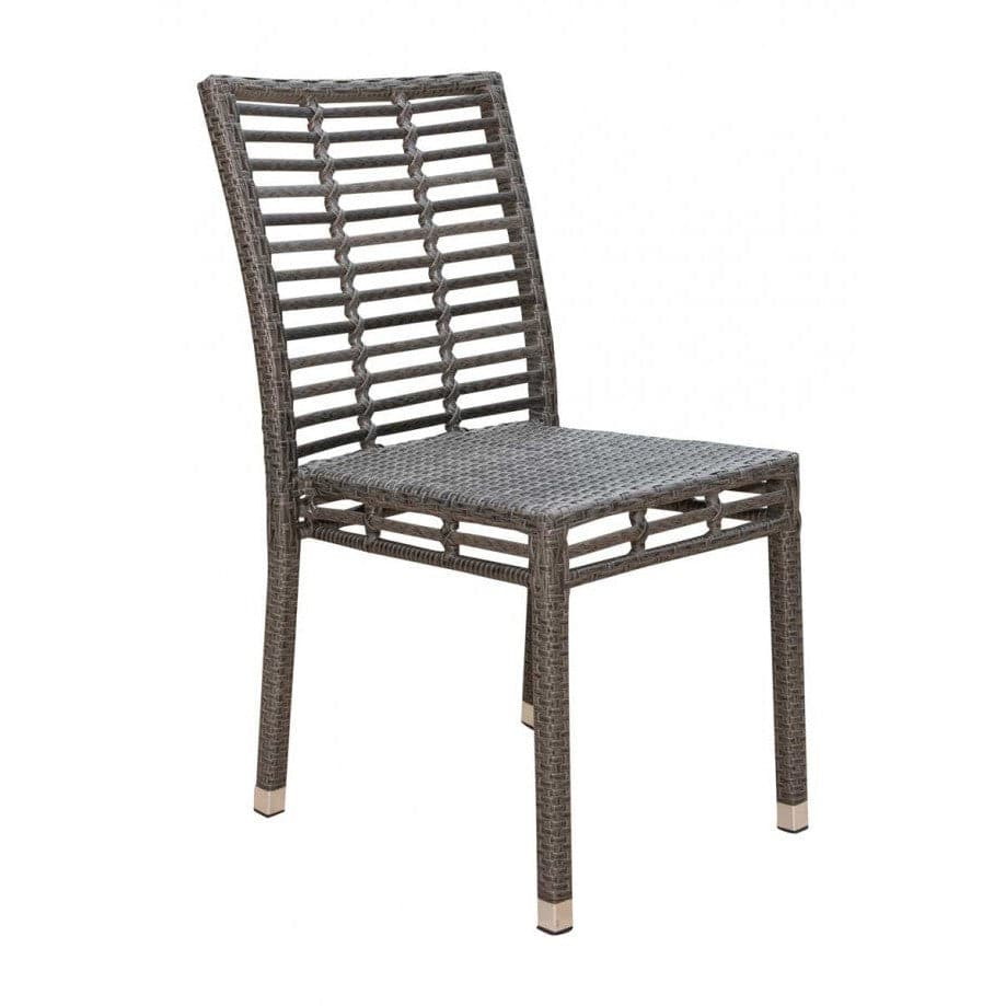 Graphite Stackable Side Chair-Pelican Reef-PelicanReef-PJO-1601-GRY-SC-Outdoor Lounge Chairs-1-France and Son